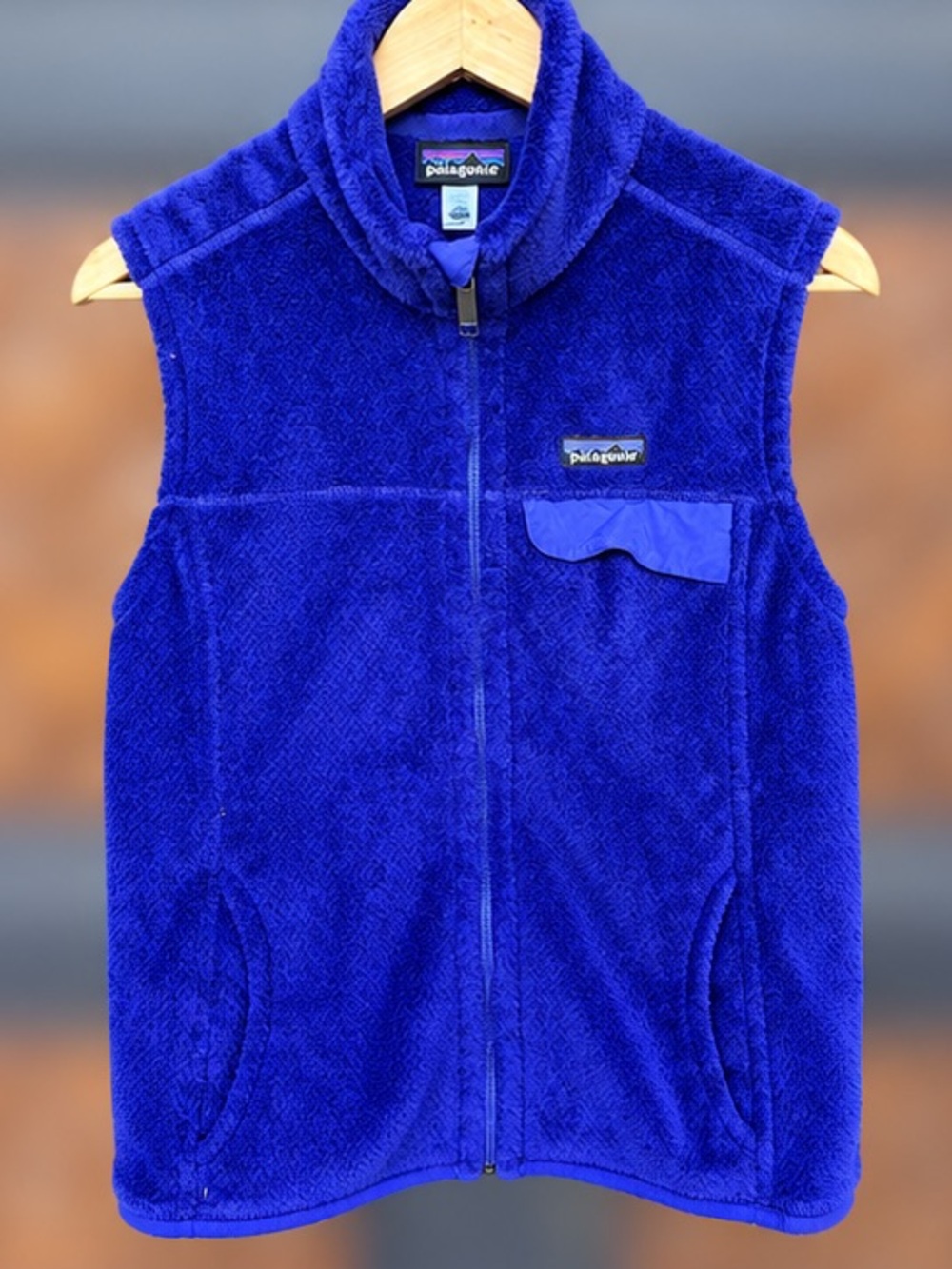 Vintage Patagonia Royal Blue Plush Fleece Vest